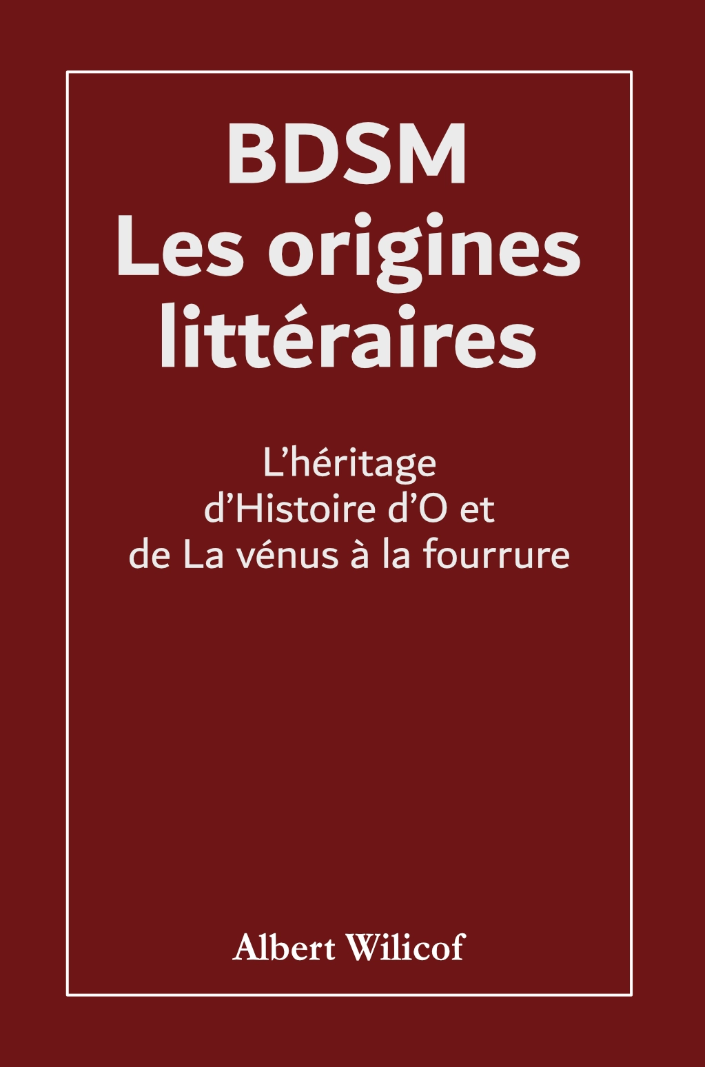 Couverture du livre : bdsm